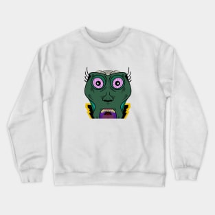 Monster Face Crewneck Sweatshirt